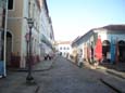 Rua Portugal com seu comercio de artesanato.